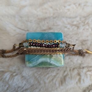 ARTISAN made bracelet from vintage jewelry